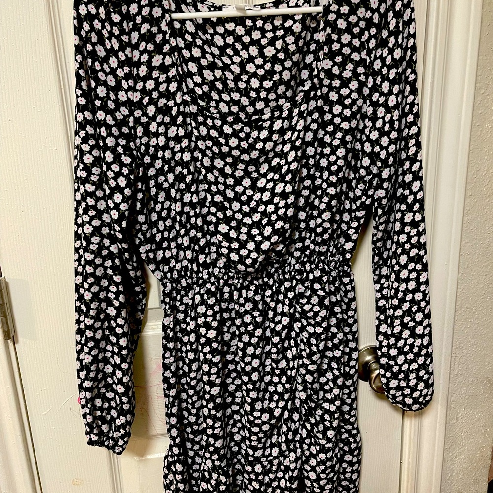 Flower pattern dress